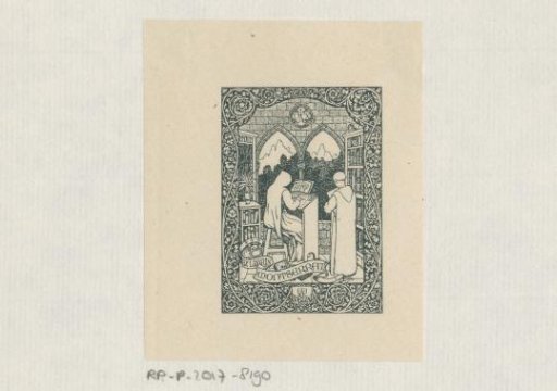 Ex libris of the Monastery of Montserrat