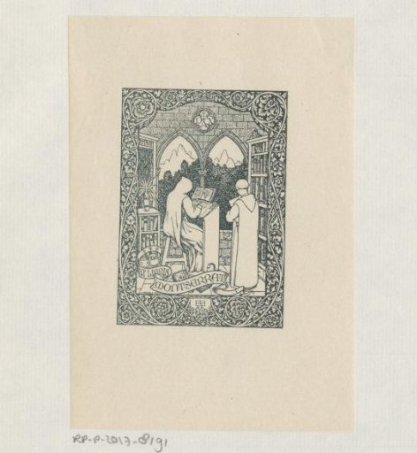 Ex libris of the Monastery of Montserrat