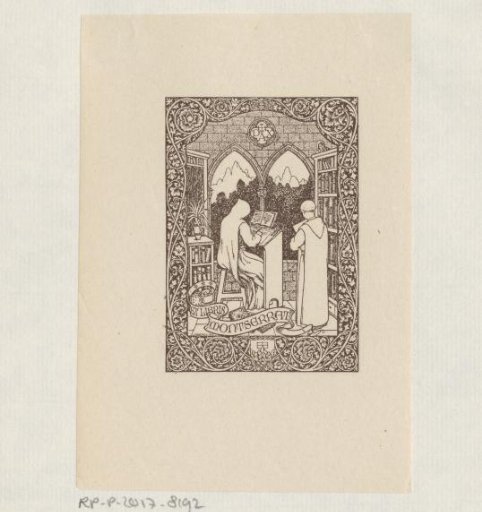 Ex libris of the Monastery of Montserrat