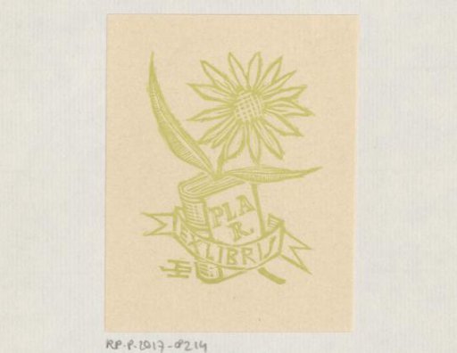 Ex libris of R. Pla