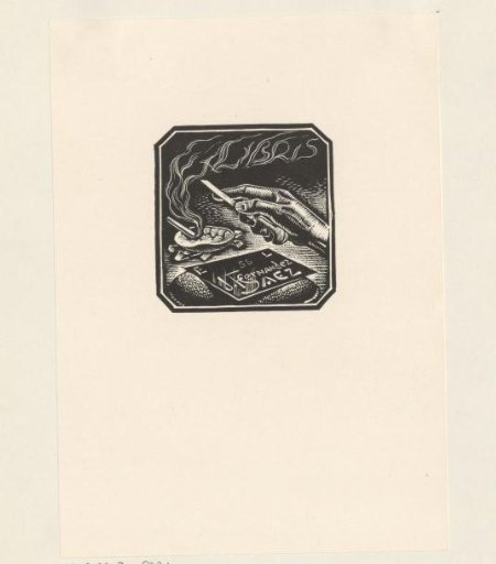 Ex libris of Enrique Sáez Fernandez Casariego