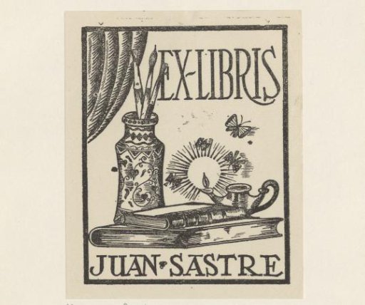 Ex libris of Juan Sastre