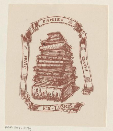 Ex libris of Juan Pamies Truñó