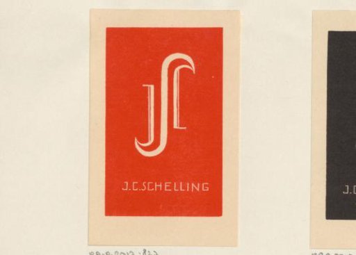 Ex libris of J.C. Schelling