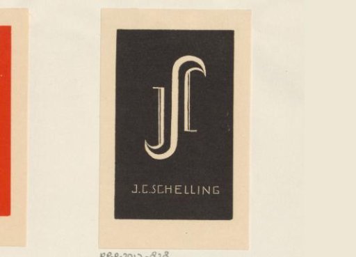 Ex libris of J.C. Schelling