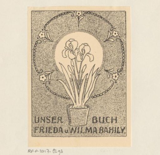 Ex Libris of Frieda and Wilma Bahily