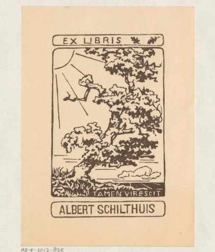 Ex libris of Albert Schilthuis