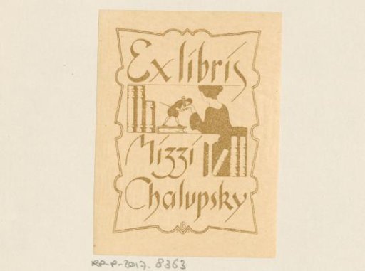 Ex libris of Mizzi Chalupsky