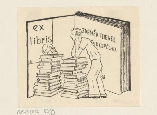 Ex libris of Zdeněk Fliegel