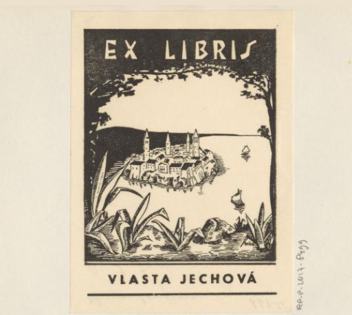 Ex libris of Vlasta Jechová