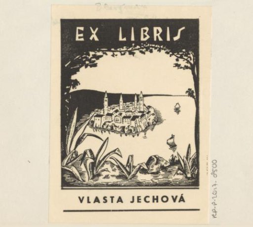 Ex libris of Vlasta Jechová