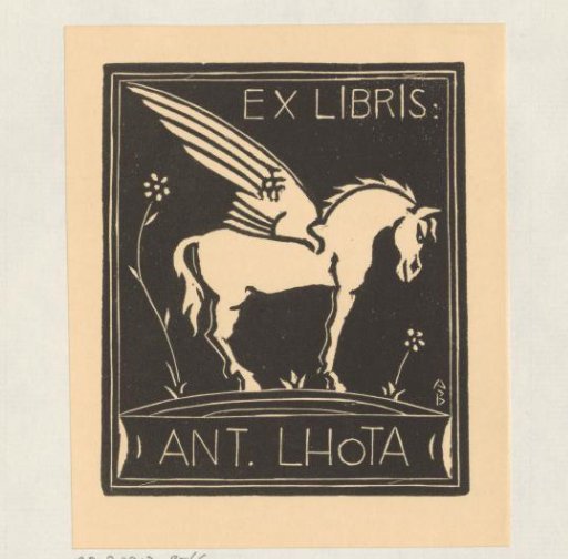 Ex libris of Ant. Lhota
