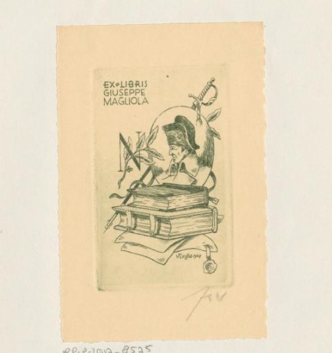 Ex libris of Giuseppe Magliola