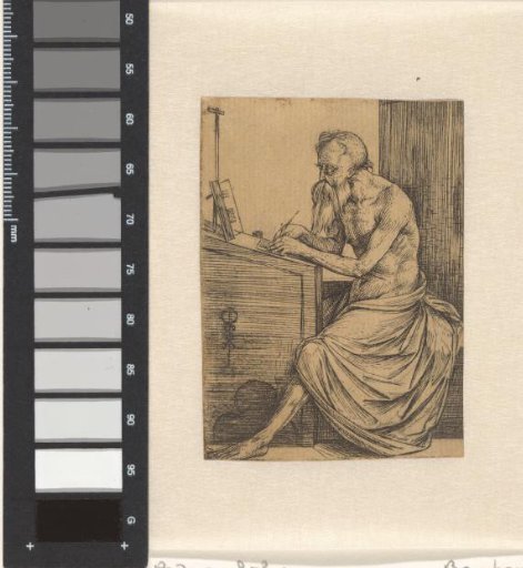 Saint Jerome in his study