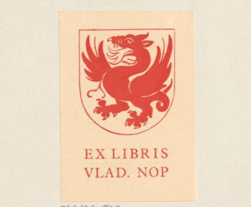 Ex libris of Vladimír Nop