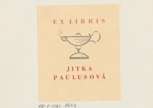 Ex libris of Jitka Paulusová