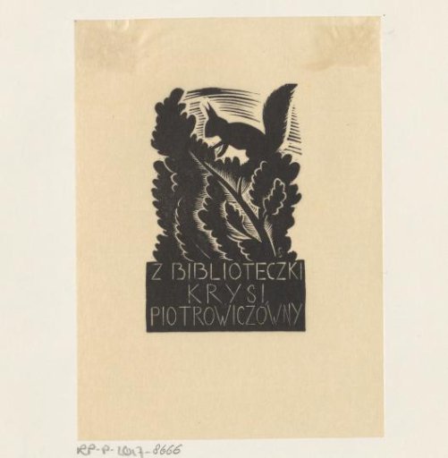 Ex libris of Krysi Piotrowiczówna