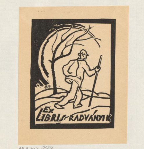 Ex libris of Károly Radványi Román