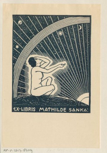 Ex libris of Mathilde Sanká