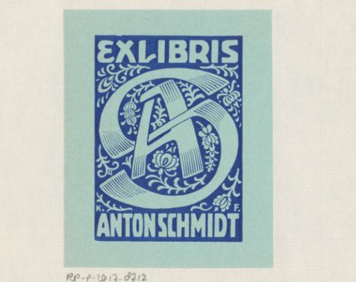 Ex libris of Anton Schmidt