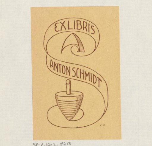 Ex libris of Anton Schmidt