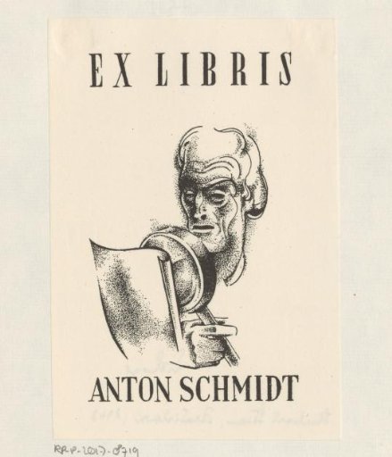 Ex libris of Anton Schmidt