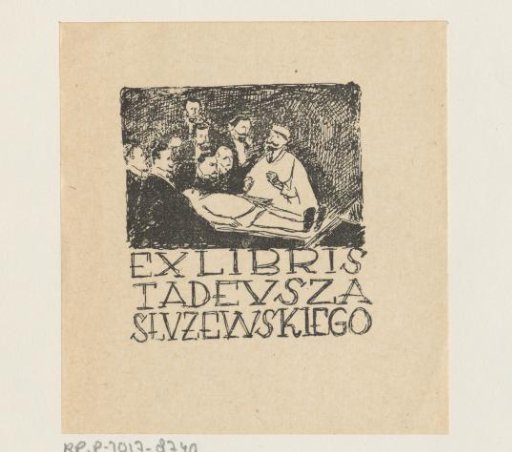 Ex libris of Tadeusz Służewski