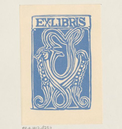 Ex libris, possibly of Maria Jancáková