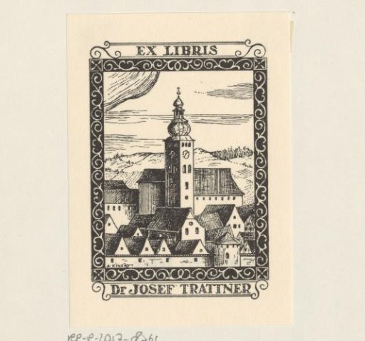 Ex libris of Josef Trattner