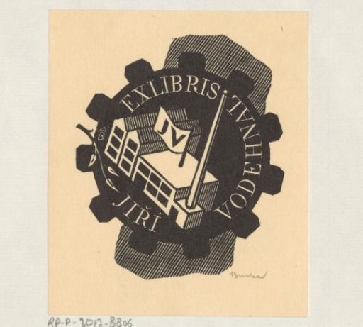 Ex libris of Jiři Vodehnal