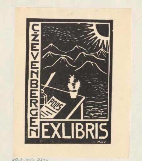 Ex libris of C. Zevenbergen