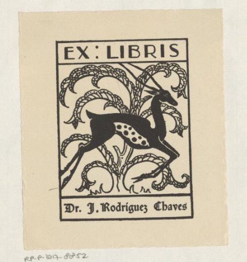 Ex libris of José Rodriguez Chaves