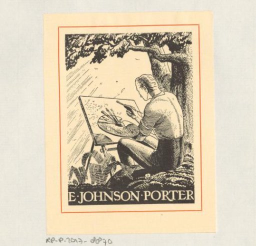 Ex libris of E. Johnson Porter