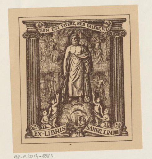 Ex libris of Samuel X. Radbill