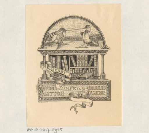 Ex libris of Henry J. Tompkins