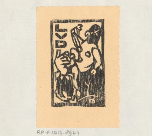 Ex libris of L.V.D.