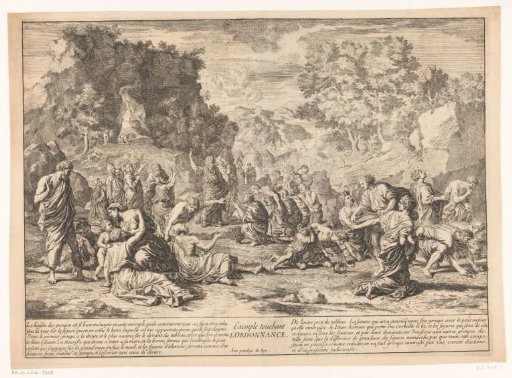 Gathering of the Manna in the Desert