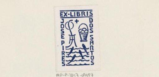 Ex libris of José Pires dos Santos