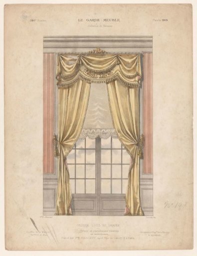 Window with curtains
