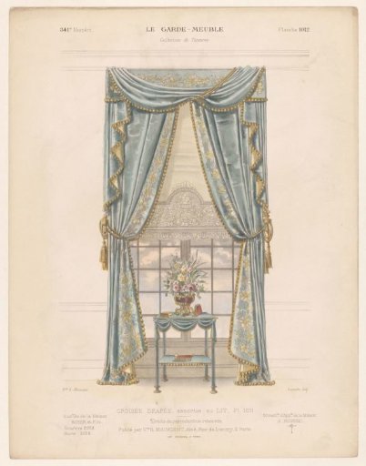 Window with curtains
