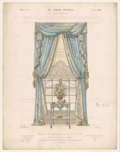 Window with curtains