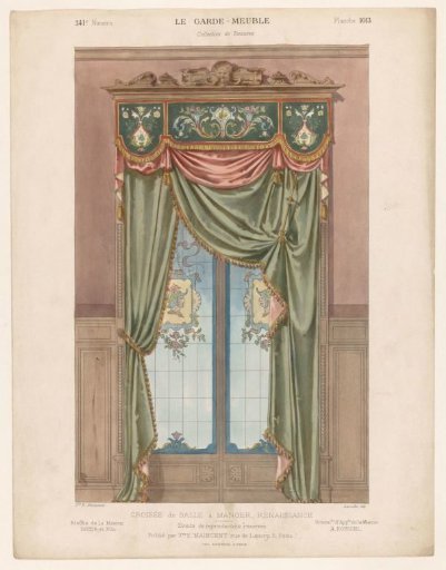 Window with curtains