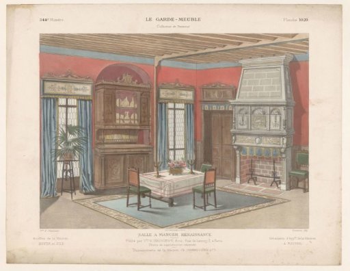 Dining room in Renaissance style