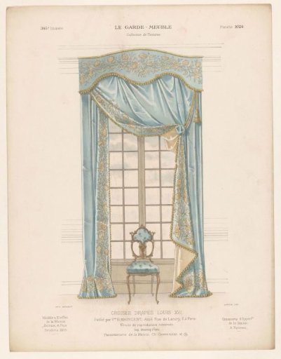 Window with curtains
