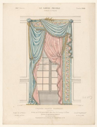 Window with curtains