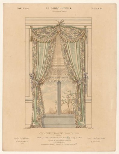 Window with curtains