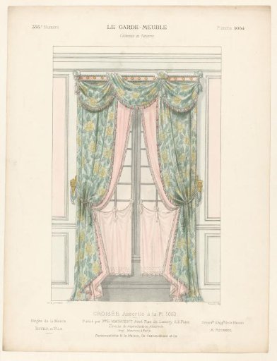 Window with curtains