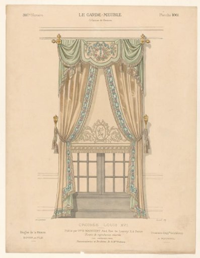 Window with curtains
