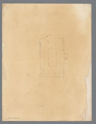 Floor plan of a room