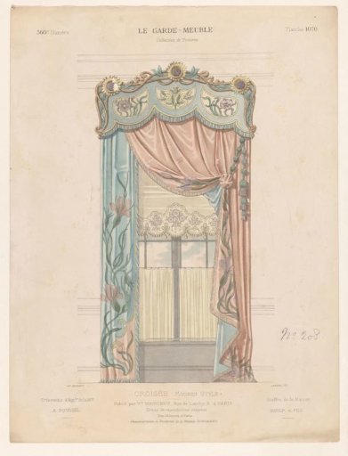 Window with curtains
